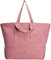 Tommy Jeans Damen Tote Bag Tasche Edition Canvas Groß, Rosa (Tahiti Berry), Einheitsgröße