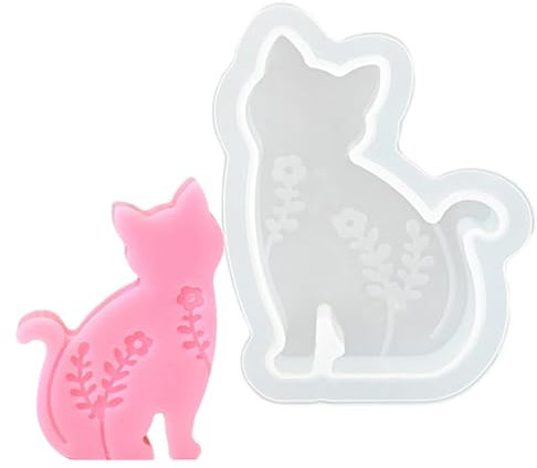 Ostern Silikonform Gießformen, Katzen Hasen Silikonform Kerzenform Zur Kerzenherstellung, Niedliche Kaninchen Silikon Gießformen Epoxidform Für Seife, Gips, Ton, Basteln