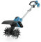 Akku-Grubber, kompatibel mit 18V Akku (nur Werkzeug), elektrische Gartenfräse mit 360 U/min, 9 Zoll Fräsbreite und 6,6 Zoll Tiefe, Gartenfräse für Rasen-/Bodenbearbeitung