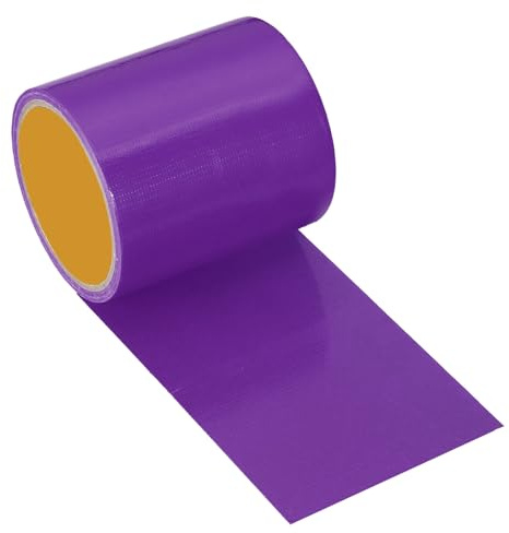 PATIKIL Gaffa Tape Klebeband 10cm x 10 Meter, Wasserdichtes Panzertape Keine Rückstände Nicht Reflektierend Einfach Zu Reißen Für Innen Außen Fotografie Elektrokabel Verwendung, Lila