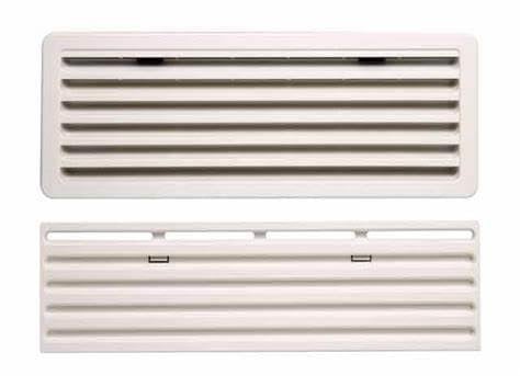 coverandcarry Thetford SR Fridge White Vent Cover 435 x 130mm To Fit Vent Size 483 x 186mm Caravan/Motorhome 62445580