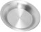 Holibanna Assiette Acier Inoxydable Profonde pour Salades Pâtes Plaque Métallique Résistante Chaleur Utilisation Quotidienne Élégant pour Cuisine Dîner