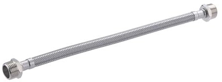 Flexible inox mâle - mâle 15x21 passage intérieur 8 mm - longueur 30cm NOYON & THIEBAULT