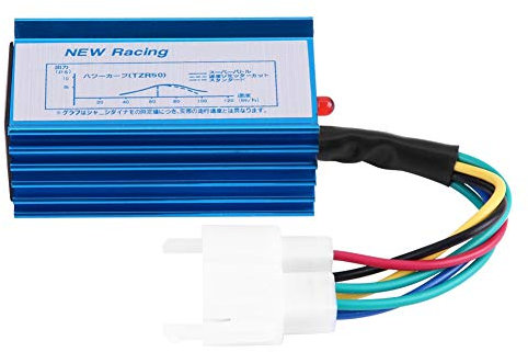 Keenso Performance CDI Zündspule, 6 Pin Racing CDI Box Zündspule für Motorrad 125ccm 150ccm 200ccm 250ccm Roller ATV Go Kart Moped Quad Pit Dirt Bike Pit Bike