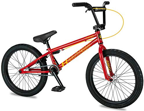 Eastern Bikes Lowdown 20-Zoll BMX-Fahrrad, Rahmen aus hochfestem Stahl (Rot)