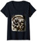 Damen Wasserspeier der Kathedrale Notre Dame T-Shirt mit V-Ausschnitt