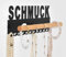 Schmuckhalter Wand Metall und Holz Design by GALEARA Schmuckleiste mit Schmuck oder Bijoux Schriftzug Schmuckaufbewahrung… (Schmuck Schwarz)