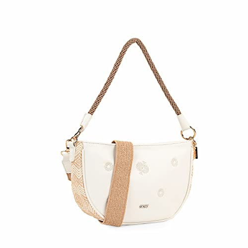 SKPAT - Handtasche Damen Umhängetasche Damen Klein & Stilvoll Handtasche Damen Umhängetasche Crossbody Bag Damen, Weiss