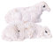 Holyart Schafe liegend für Krippen 8 cm Set 2 STK.