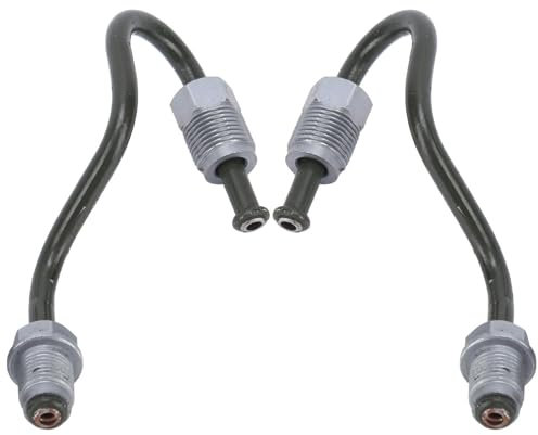 BOROCO 2PCS Bremsleitung,Bremsschlauch,Bremsleitung hinten links und rechts 1K0611763E 1K0611763F Ersatz für A3 Cabrio