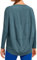 CRZ YOGA Damen Pima Baumwolle Sport Langarmshirt Fitness Yoga Langarm Leichte Shirt Longsleeve Lässig Oberteile Schieferblau 38