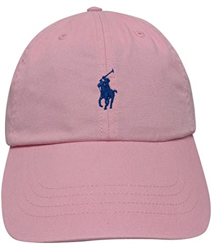 POLO RALPH LAUREN Herren-Chino-Ballmütze aus Baumwolle, Carnation Pink, Einheitsgröße