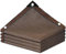 Filet D'Ombrage De Protection UV Respirant RafraîChissant Balcon Filet Jardin avec Oeillets RéSistant à La Chaleur Coupe-Vent Toile D'Ombrage. (Marron 12-Pin / 1m * 1m / 3.3ft * 3.3ft)