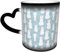 YINGD Mug en céramique Bonhommes de neige sensibles à la chaleur Changement de couleur Mug dans le ciel Tasse à café en céramique