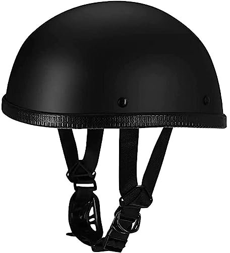 Vintage Motociclo Casco Mezzo Guscio, Moto Casco Mezzo, Moto Mezzo Casco Scodella, Caschi Da Moto ECE DOT Omologato, Per Scooter Chopper Cruiser, Caschi Demi Jet ( Color : A , Size : L=(59-60cm) )