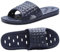 Pantofole da Bagno con Fori di Drenaggio, Pantofole Antiscivolo ad Asciugatura Rapida Pantofole da Bagno per Dormitorio Casa Unisex Blu EU 41-42