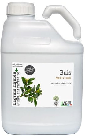 Engrais liquide buis. Concentré à diluer. - 5 litres (2500 litres de préparation)