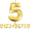 Nummer 5 Geburtstagskerze, 5. Geburtstag Kerze, 3D Design Gold Glitter Nummer Kerzen, Cake Topper Dekorationen, Kuchen Kerze für Geburtstagsparty, Hochzeitstag, Baby-Dusche, Party-Dekoration