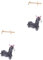WOONEKY 2St Esel-Marionette pupskissen marionetten Funny Toys Handpuppe Mädchen Spielzeug Eselspielzeug für Kinder spielzeuge puppenaugen Tierpuppe aus Holz Kinderspielzeug Plüsch Grey