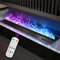 Mexhom Wasserdampf-Kamin, Fernbedienung intelligentes elektrisches Feuer, mehrere Farben elektrischer Kamin, 150cm Keine Heizung
