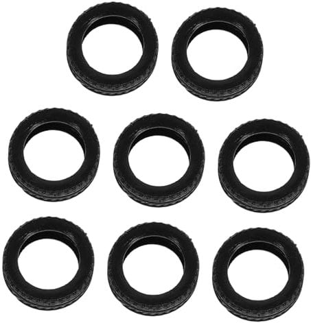 DIKACA 1:64 Skin Boys and Girls Toy Car Wheel Covers Replacement Wheels for Toy Vehicles 8 Pack and Patterned Design