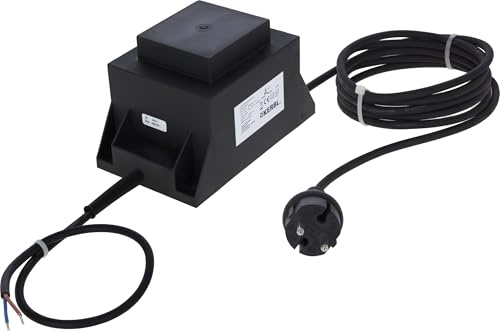Kerbl Transformator für Beckenheizung – 230 V / 24 V / 400 W (Abmessung 26 x 12 x 19 cm, Gewicht 7,25 kg, Schwarz, Kunststoff) 223143