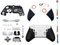 Hzxkqmil Replacement Full Housing Shell Set for Xbox Elite Controller Series 2 - White Special Edition, Include Faceplate Case Middle Frame ABXY Buttons LB RB Trigger Button Accessories Tools