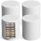 GOMETY 4er-Pack 22 Stufen Duschfilter Universal Ersatzpatronem, Ersatz-Duschfilterkartuschen Shower Filter for Hard Water Entfernt Kalk, Chlor, Schwermetalle Wasserfilter Duschfilter für gesunde Haut