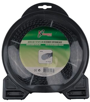 Kawapower Hilo de nylon para desbrozadoras helicoidal 3,9 mm X 26 mt