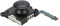 Acouto Procesamiento Fino 3D Analog Joystick Control Stick para PS Vita 2000, Reemplazo de Vida a Largo Plazo, Fácil de Instalar, Material ABS Negro
