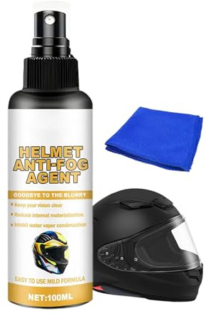 Anti-fog Spray | Cleaning Water Coating 100 ml Spray for Motorcycle Helmets – for Windshield Goggles Skiing Snowboard Snorkel Motorcycling Outdoor Sports Men Women