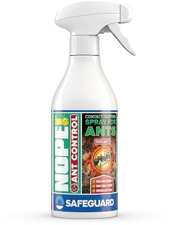 NOPE!® Control de Hormigas – Spray de Acción Inmediata sin Olores | Fórmula de Base Acuosa Sin Manchas | Ideal para Cocinas y Despensas