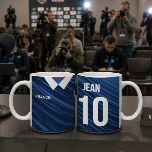 Wanapix | Tasse Céramique Football France | Coupe du Monde 2026