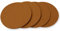 filzbrand Filz Untersetzer rund für Gläser, Filzuntersetzer 4 Stück (4er Set), Ø 10 cm in braun, 3 mm dick, Glasuntersetzer, Getränkeuntersetzer aus Designfilz 100% Wolle – Made in Germany