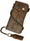Le’aokuu Herren Echtes Leder Geldbörse Organizer Doppelte Scheckheft Brieftasche Lange Kette Emboss Geldbeutel W1088 (1 W1088 A Drache Hell Braun)