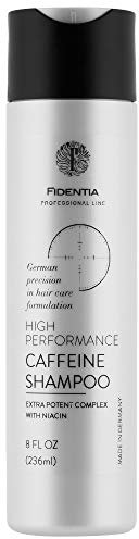 Fidentia Coffein Shampoo mit hochdosiertem Koffein bei Haarausfall und Schuppen - Made-in-Germay (236ml)