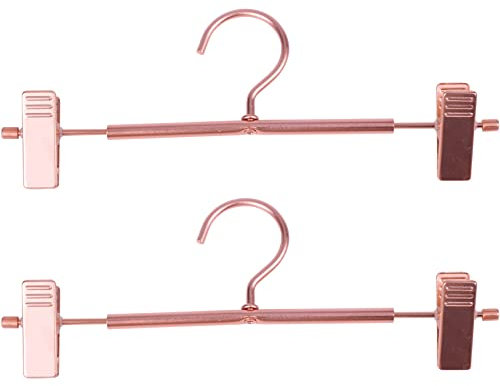 Giwnhvx 20 Stücke Hoch StäRke Stark Rose Gold Hosen Rock Unterseite Aufhänger mit Clip