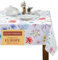 Maison d' Hermine Just Florals Tischdecke, 100 % Baumwolle, für Küche, Esszimmer, Tischdecke, Dekoration, Partys, Hochzeiten, Frühjahr/Sommer (rechteckig, 178 x 274 cm)