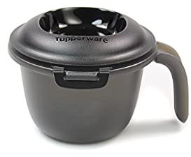 Tupperware Mikrowelle Junior-Reis-Meister 550 ml schwarz/weiß Single Reiskocher