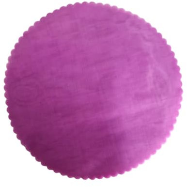BARATTI 100 Pz. Velo VELI di Fata Lilla Tulle Organza Tondo VELETTI BOMBONIERE Fai da Te Confetti