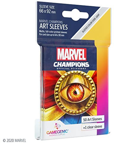 Gamegenic, Marvel Champions Sleeves - Doctor Strange, Sleeve Color Code: Gray