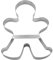 BekkiB 1132 - Keksausstecher Lebkuchenmann - Große Form mit 18,5 cm - Dekorative Ausstechform eines Pfefferkuchenmannes