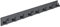 Brute Strength - Garderobe - 8 Haken - 53 cm - Edelstahl - Türhaken für die Küche, Hakenleiste schwarz, Wandgarderobe, Bad, Wohnzimmer und Flur für Hüte Schals Handtaschen, Handtuchhaken