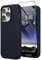 SURPHY Hülle für iPhone 14 Pro Max Leder Hülle mit Displayschutzfolie, Kunstleder Handyhülle iPhone 14 Pro Max Case 6,7 Zoll, iPhone 14 Pro Max Dünne Schutzhülle (mit Mikrofaserfutter) (Tinte)