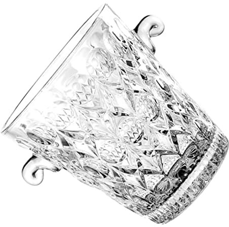Abaodam Cubeta De Hielo Cubo De Champán De Cristal Cubo De Bebida Enfriador De Cubo De Champán Cubitera De Cristal Antigua Cubo De Cerveza Cubo De Hielo De Cristal Cubiteras Vidrio Vino