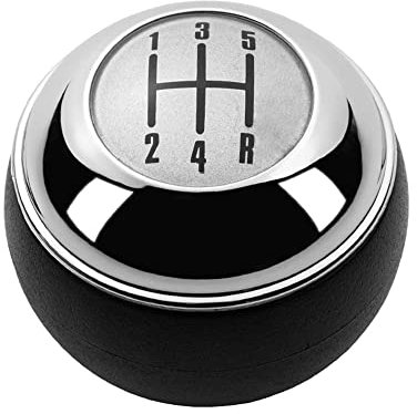 ARIMIS Manueller Chrom Schaltknauf Schalthebel Komplizierbar für Mini R50 One D R52 R53 Cooper (5 Gänge)