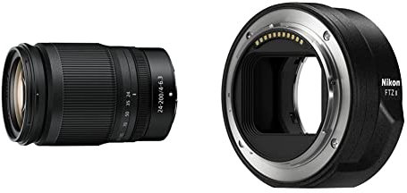 Nikon Z 24-200mm 1:4.0-6.3 VR & FTZ II (Adapter für F Objektive auf Z-Mount Kameras)