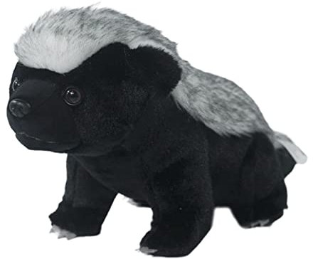 MagiDeal Giocattoli di Peluche Imitazione Tasso Peluche Giocattolo educativo Realistico Tasso Realistico Tasso per Divano