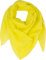 fashionchimp BASIC-Baumwolltuch in Uni-Farben, Unisex-Halstuch aus 100% Baumwolle, quadratisch, Damen und Herren (Gelb Uni)