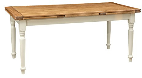 Biscottini Ausziehbarer Esstisch 180 x 80 x 90 cm – Ausziehtisch für Außen- und Innenbereich, hergestellt in Italien, ausziehbarer Esstisch aus massivem Tiglio